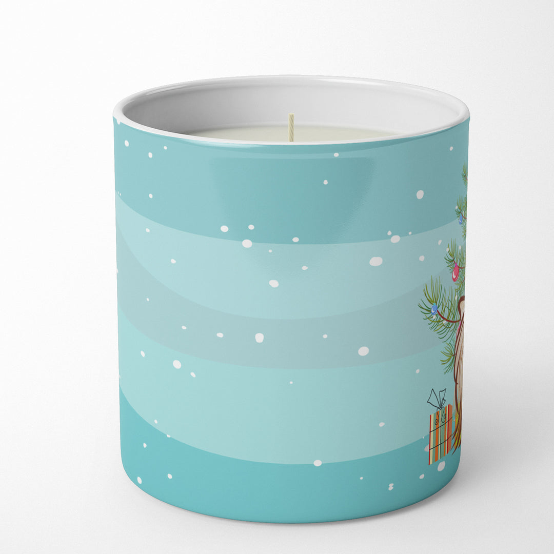 Christmas Tree and Yorkie Yorkishire Terrier 10 oz Decorative Soy Candle Image 3