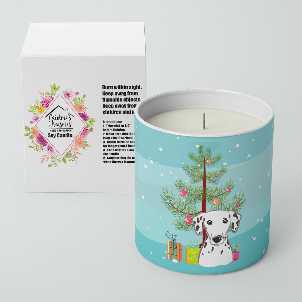 Christmas Tree and Dalmatian 10 oz Decorative Soy Candle Image 2