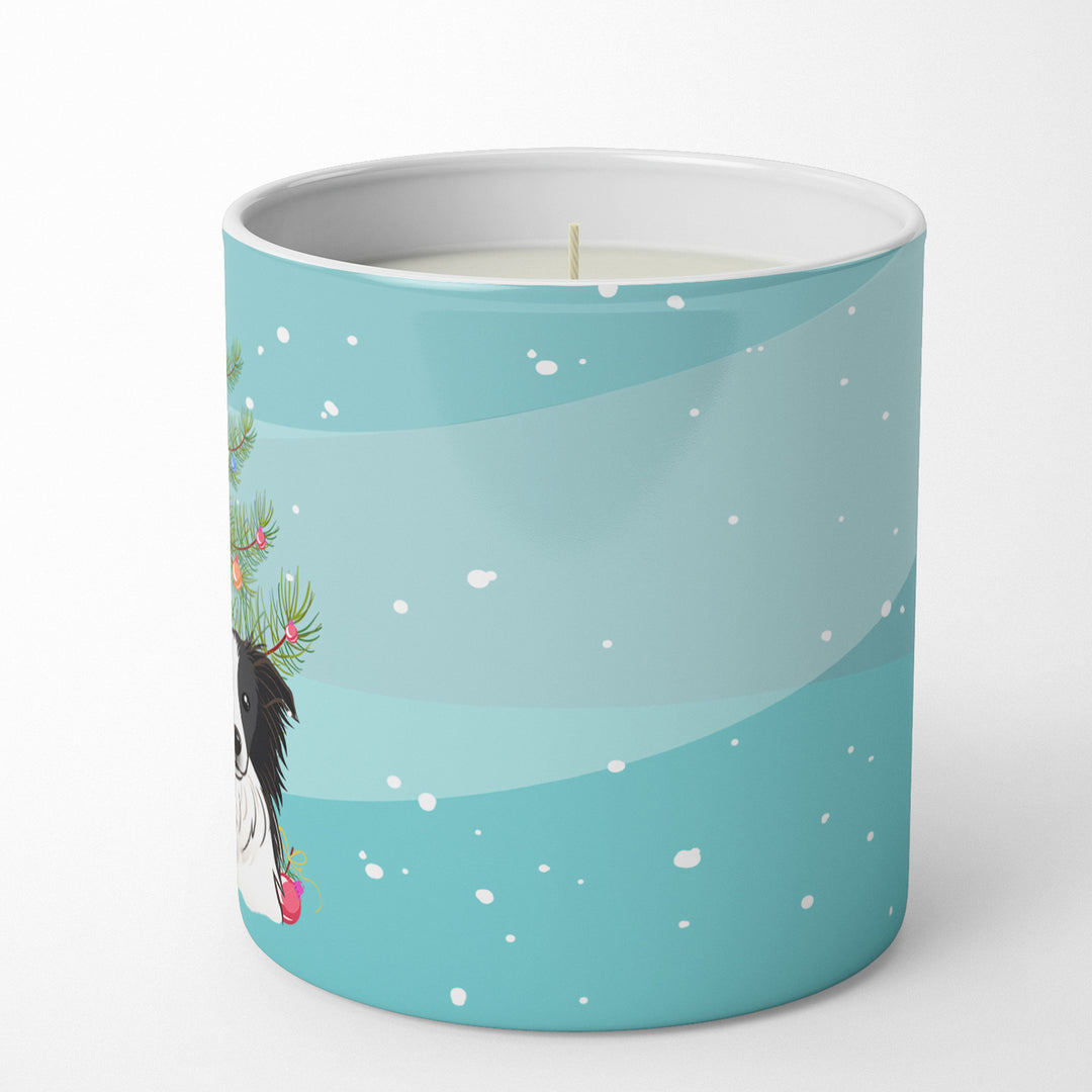 Christmas Tree and Border Collie 10 oz Decorative Soy Candle Image 5