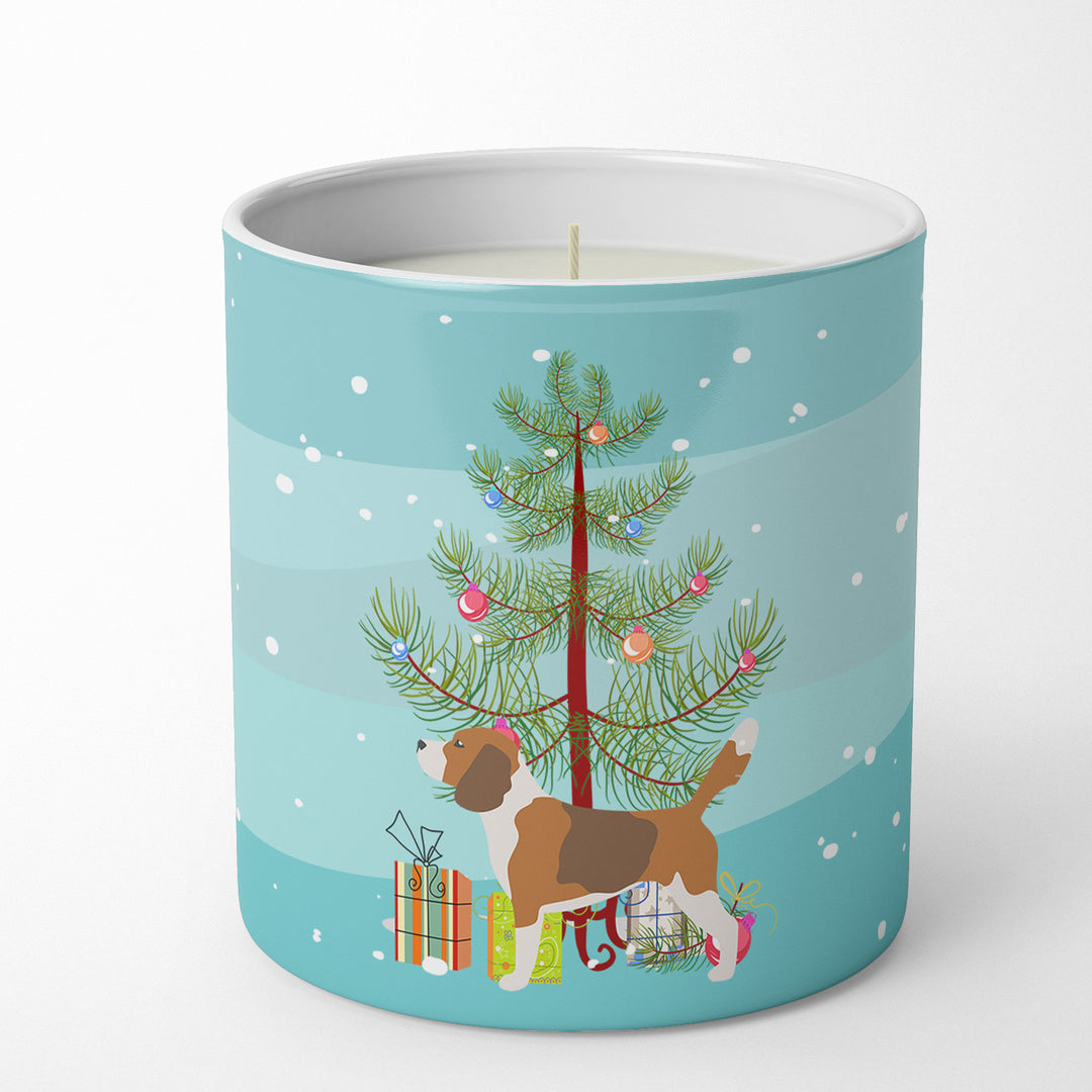 Beagle Merry Christmas Tree 10 oz Decorative Soy Candle Image 4