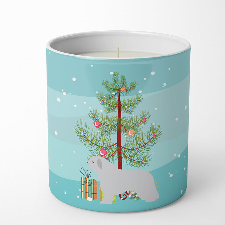 Spanish Water Dog Merry Christmas Tree 10 oz Decorative Soy Candle Image 4