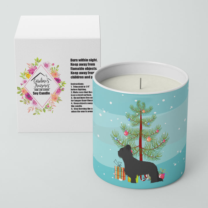 Briard Merry Christmas Tree 10 oz Decorative Soy Candle Image 2