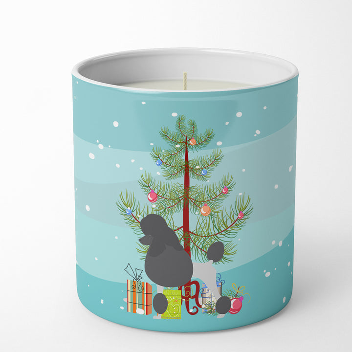 Poodle Merry Christmas Tree 10 oz Decorative Soy Candle Image 4