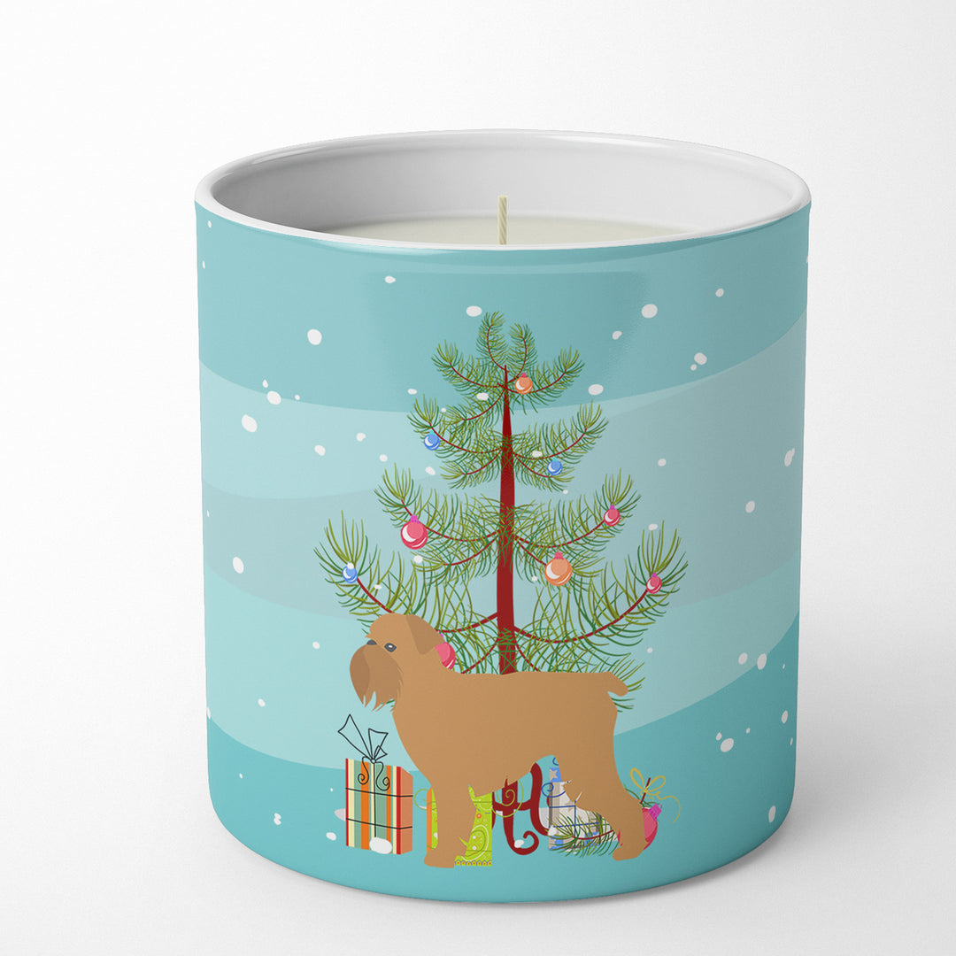 Brussels Griffon Merry Christmas Tree 10 oz Decorative Soy Candle Image 1