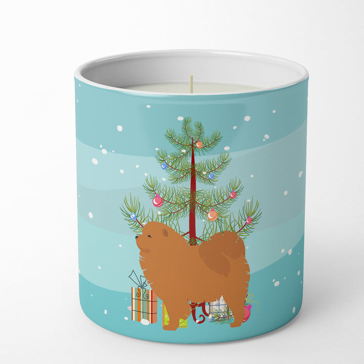 Chow Chow Merry Christmas Tree 10 oz Decorative Soy Candle Image 1