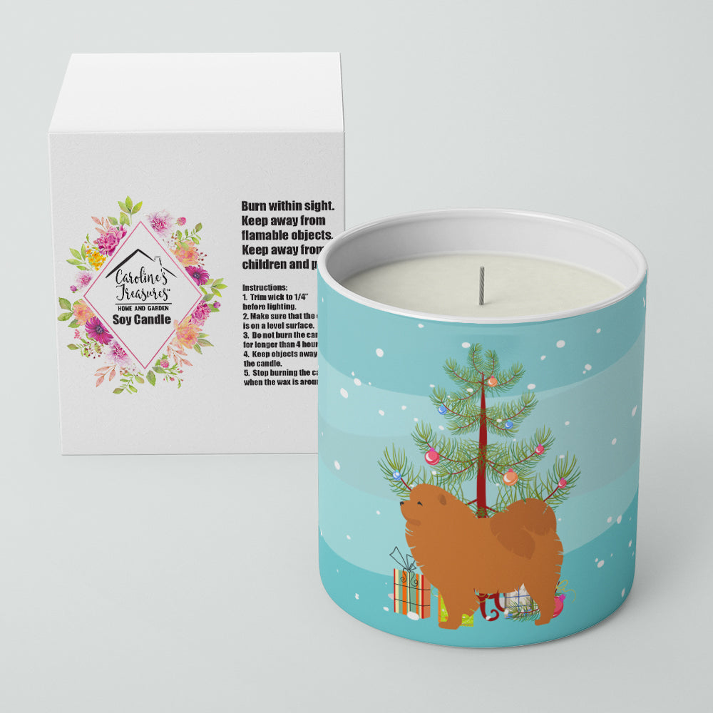 Chow Chow Merry Christmas Tree 10 oz Decorative Soy Candle Image 2