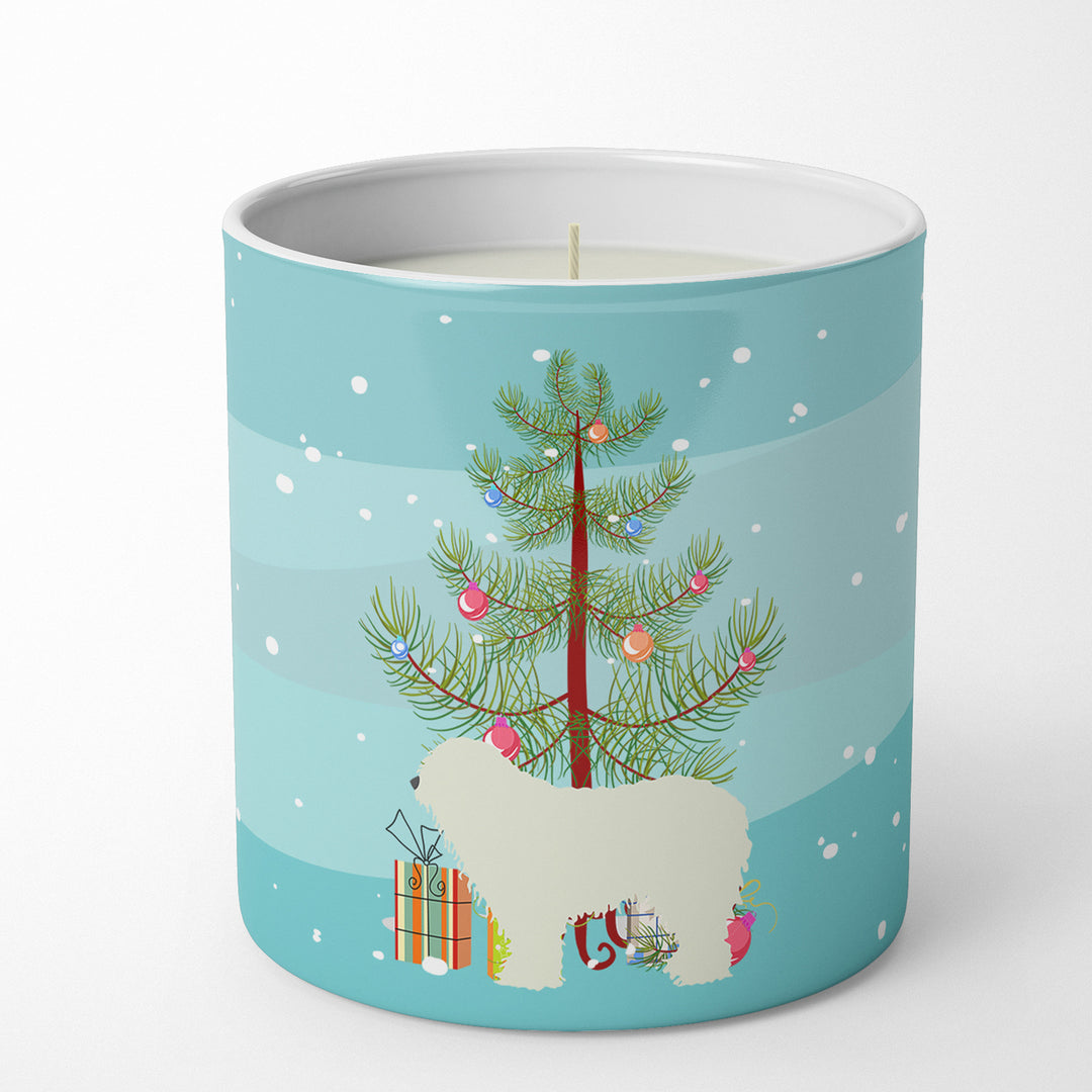 Komondor Merry Christmas Tree 10 oz Decorative Soy Candle Image 1