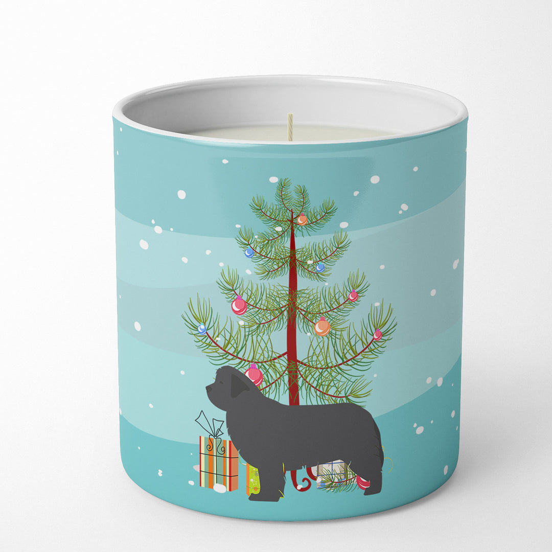 Newfoundland Merry Christmas Tree 10 oz Decorative Soy Candle Image 1