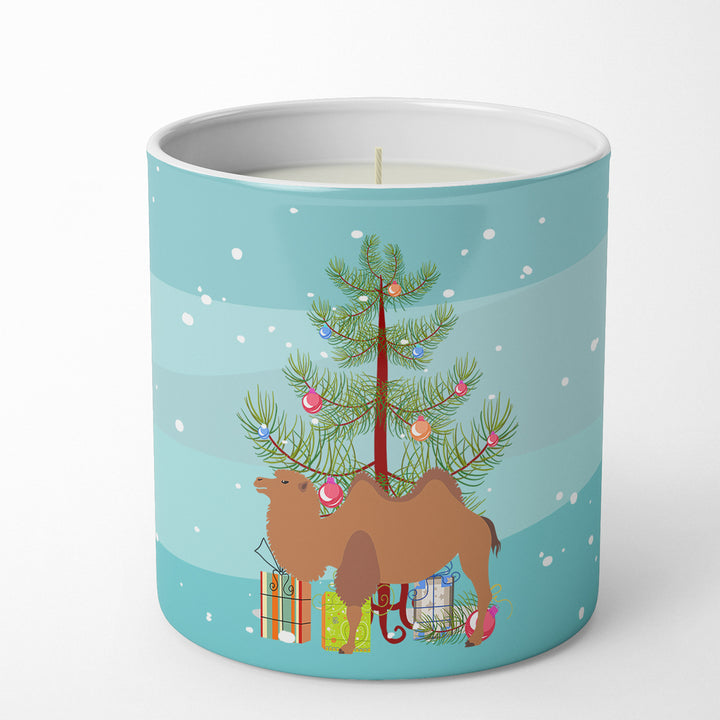 Bactrian Camel Christmas 10 oz Decorative Soy Candle Image 1