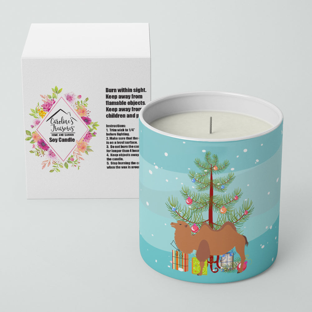 Bactrian Camel Christmas 10 oz Decorative Soy Candle Image 2