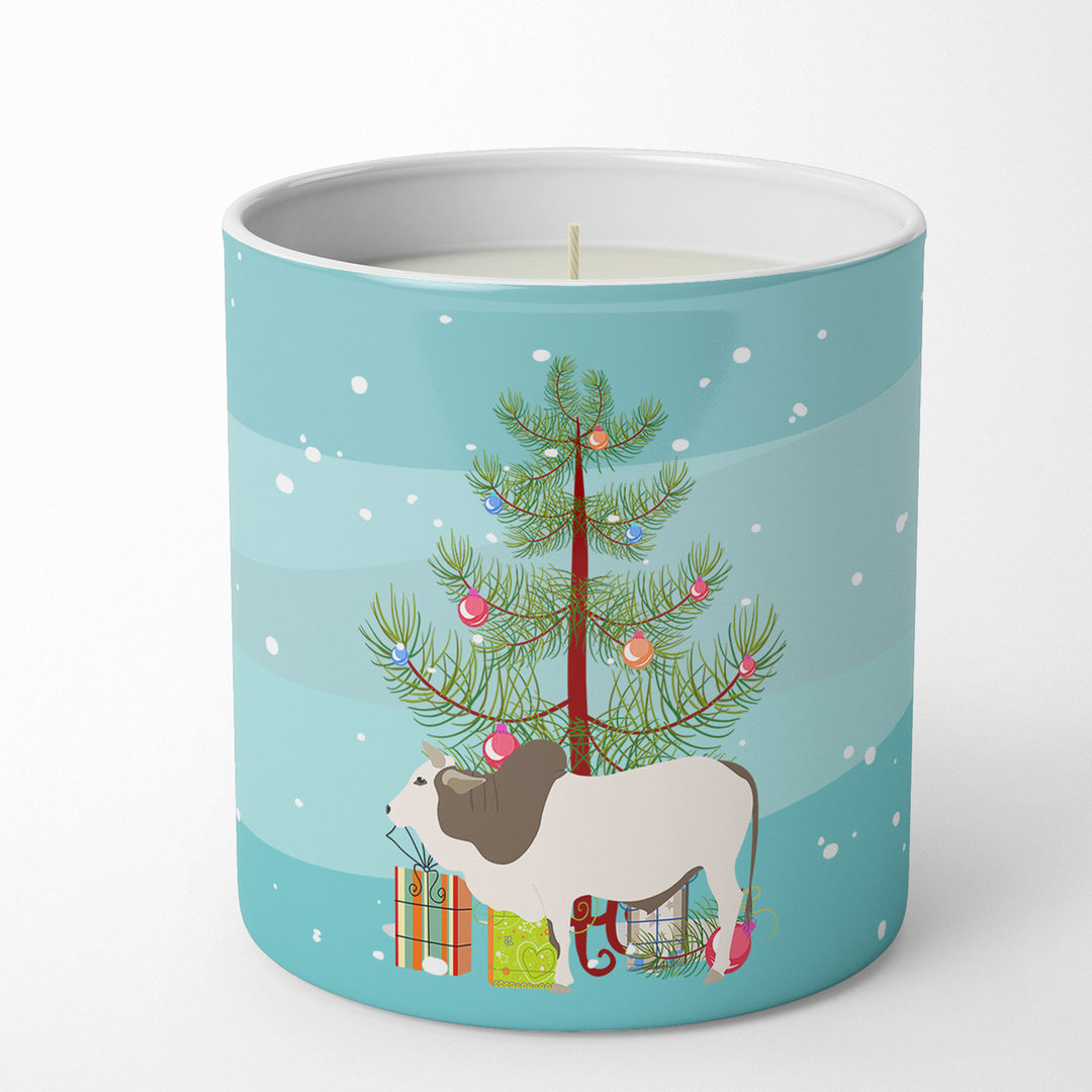 Malvi Cow Christmas 10 oz Decorative Soy Candle Image 1