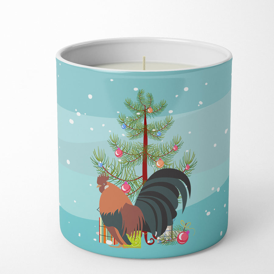 Dutch Bantam Chicken Christmas 10 oz Decorative Soy Candle Image 1