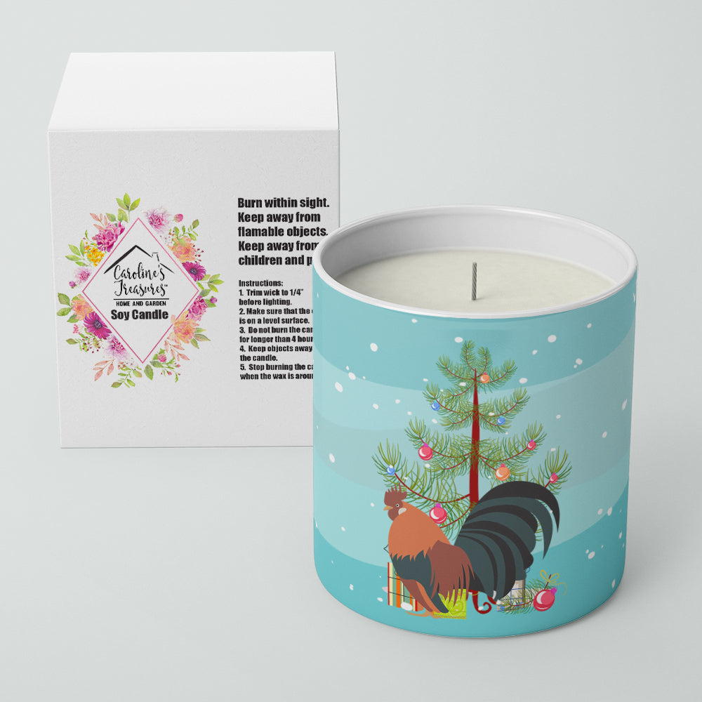 Dutch Bantam Chicken Christmas 10 oz Decorative Soy Candle Image 2