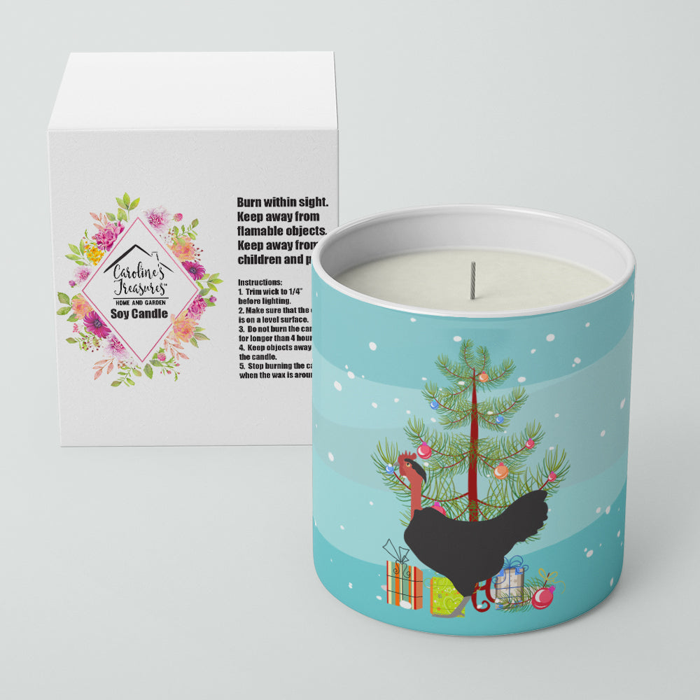 Naked Neck Chicken Christmas 10 oz Decorative Soy Candle Image 2