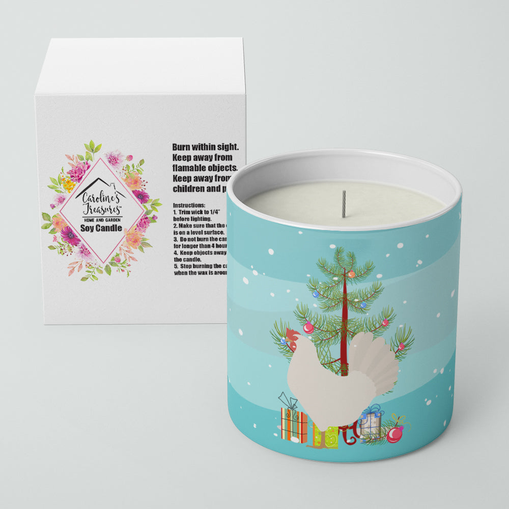 Leghorn Chicken Christmas 10 oz Decorative Soy Candle Image 2