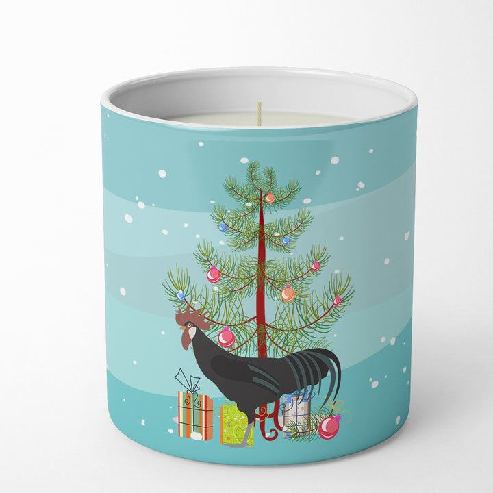 Minorca Ctalalan Chicken Christmas 10 oz Decorative Soy Candle Image 1