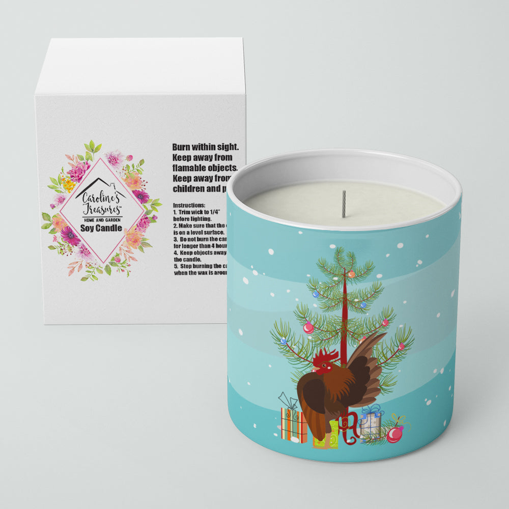 Malaysian Serama Chicken Christmas 10 oz Decorative Soy Candle Image 2