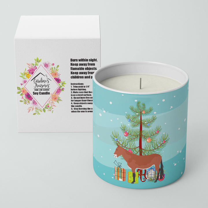 Mule Christmas 10 oz Decorative Soy Candle Image 2