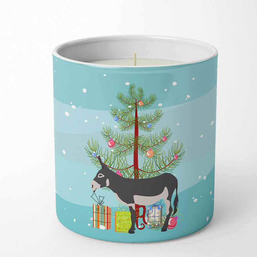 American Mammoth Jack Donkey Christmas 10 oz Decorative Soy Candle Image 1