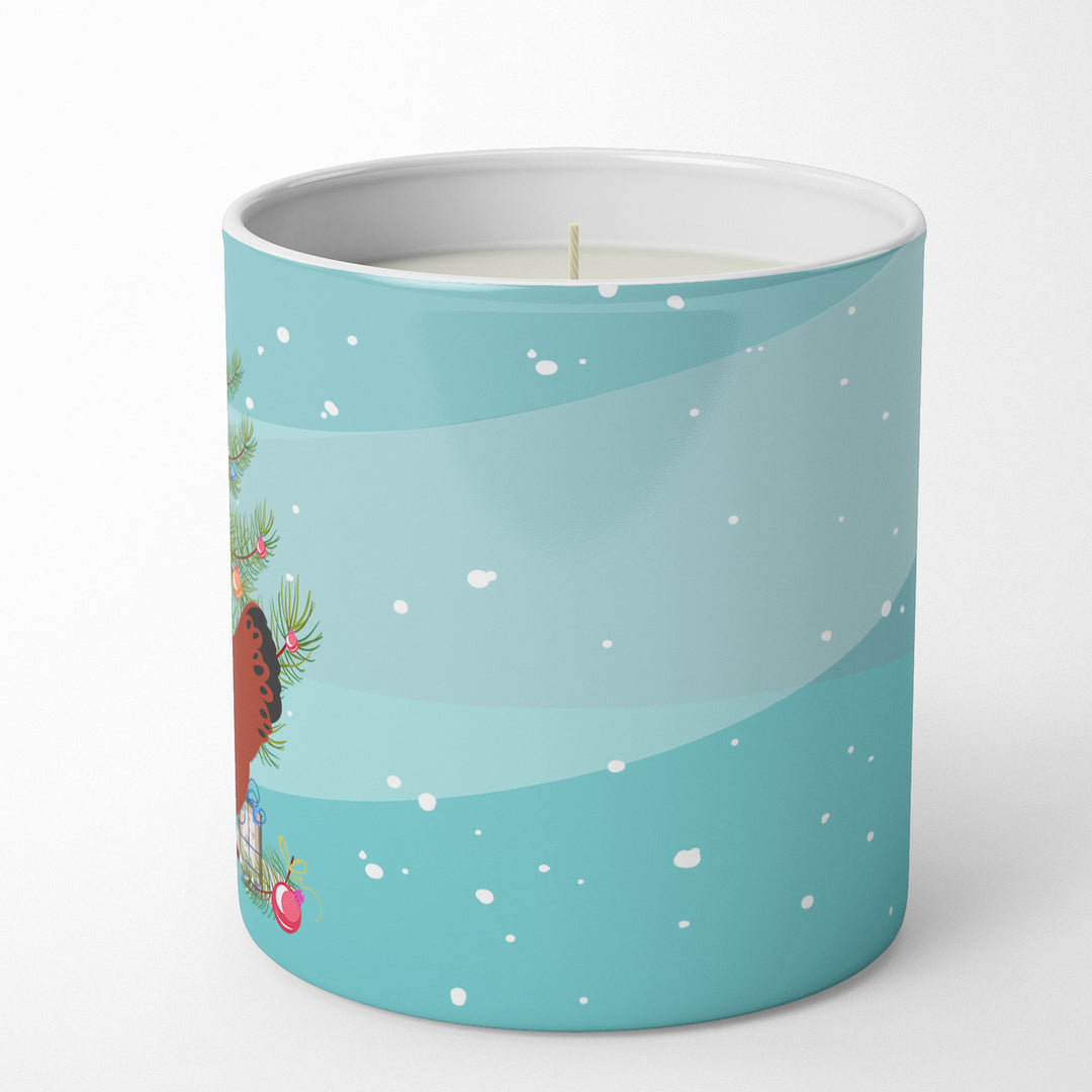 Hampshire Red Chicken Christmas 10 oz Decorative Soy Candle Image 5