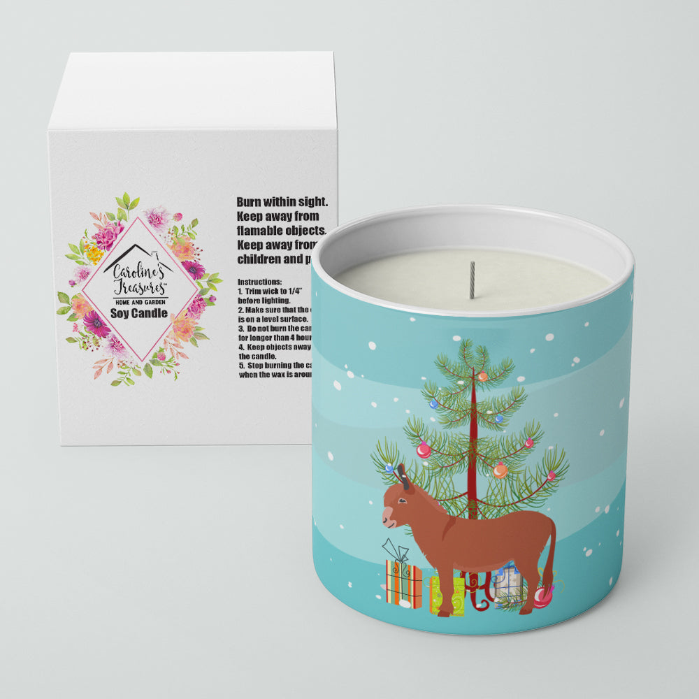 Irish Donkey Christmas 10 oz Decorative Soy Candle Image 2