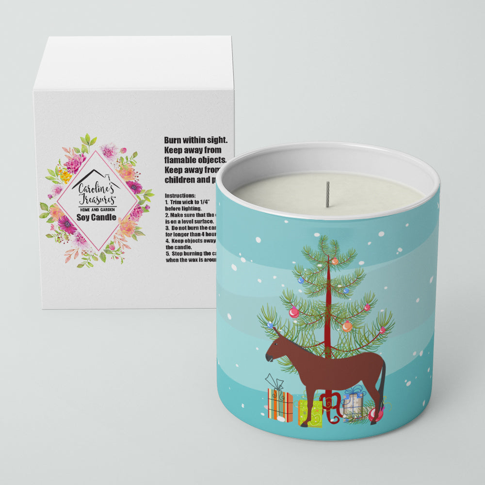 Hinny Horse Donkey Christmas 10 oz Decorative Soy Candle Image 2