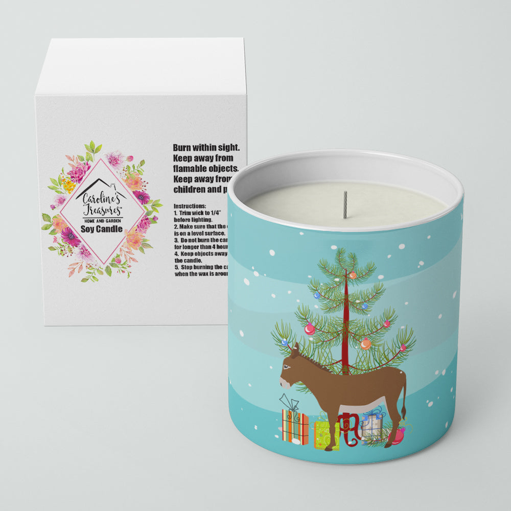 Cotentin Donkey Christmas 10 oz Decorative Soy Candle Image 2