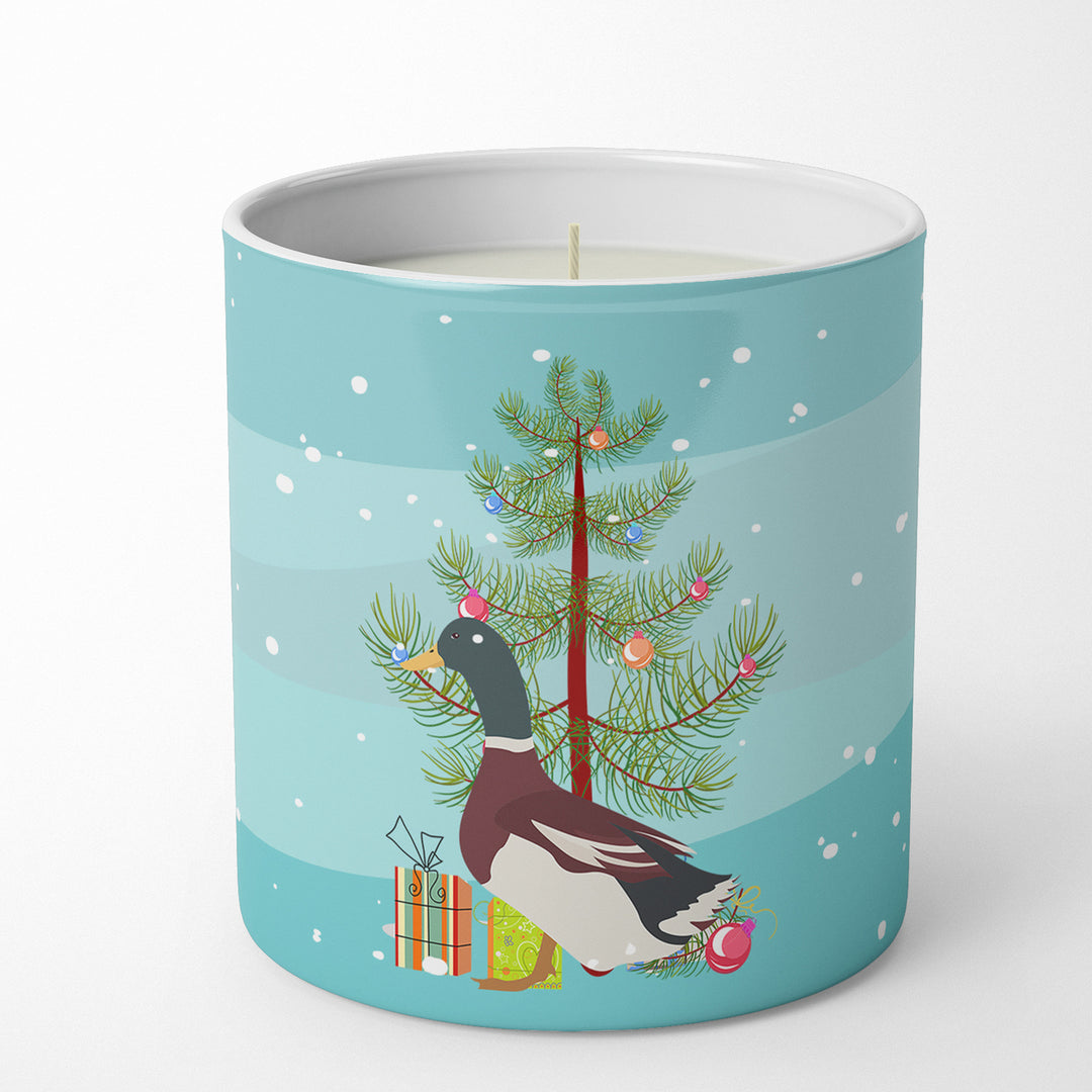 Rouen Duck Christmas 10 oz Decorative Soy Candle Image 1