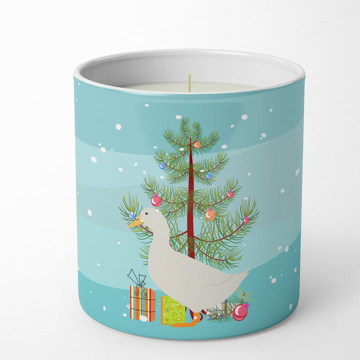 American Pekin Duck Christmas 10 oz Decorative Soy Candle Image 1