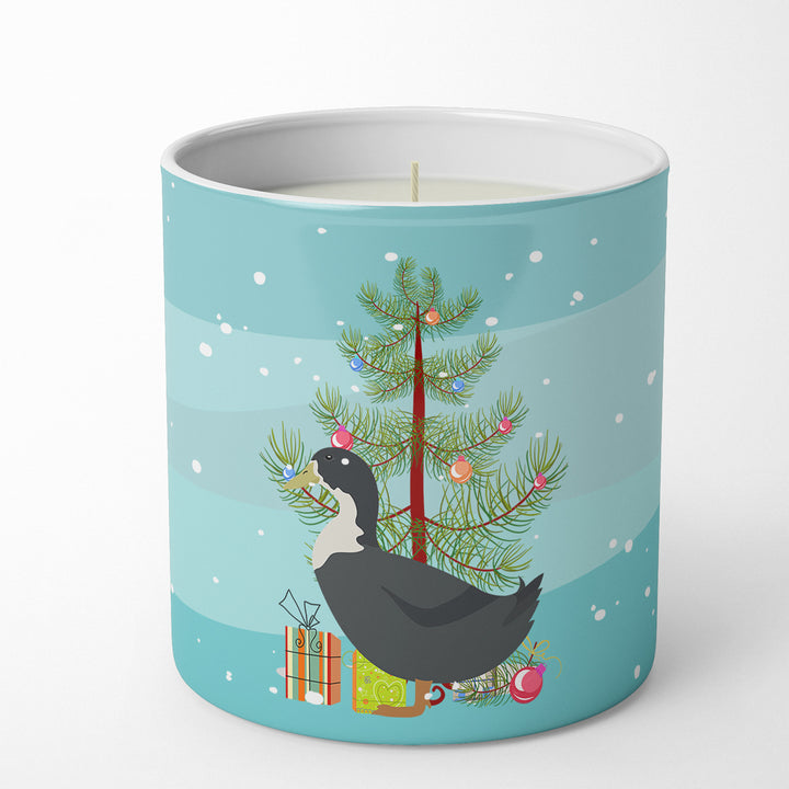 Blue Swedish Duck Christmas 10 oz Decorative Soy Candle Image 1