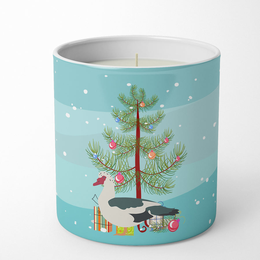 Muscovy Duck Christmas 10 oz Decorative Soy Candle Image 1