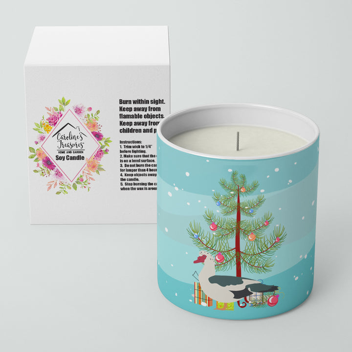 Muscovy Duck Christmas 10 oz Decorative Soy Candle Image 2