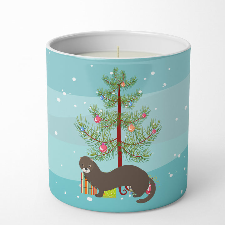 Russian or European Mink Christmas 10 oz Decorative Soy Candle Image 1