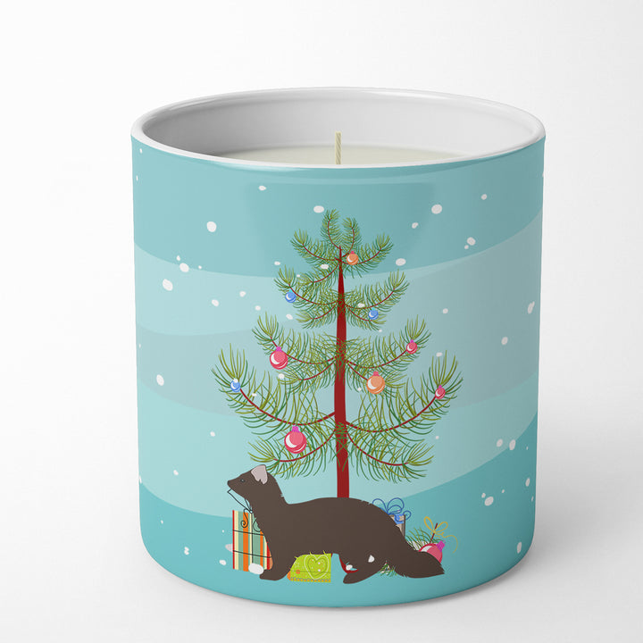 Sable Marten Christmas 10 oz Decorative Soy Candle Image 1