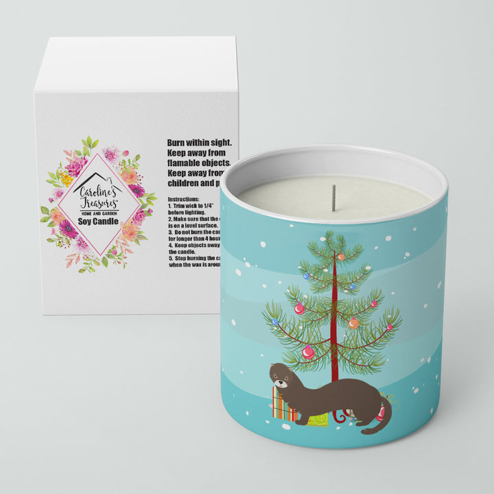 Russian or European Mink Christmas 10 oz Decorative Soy Candle Image 2