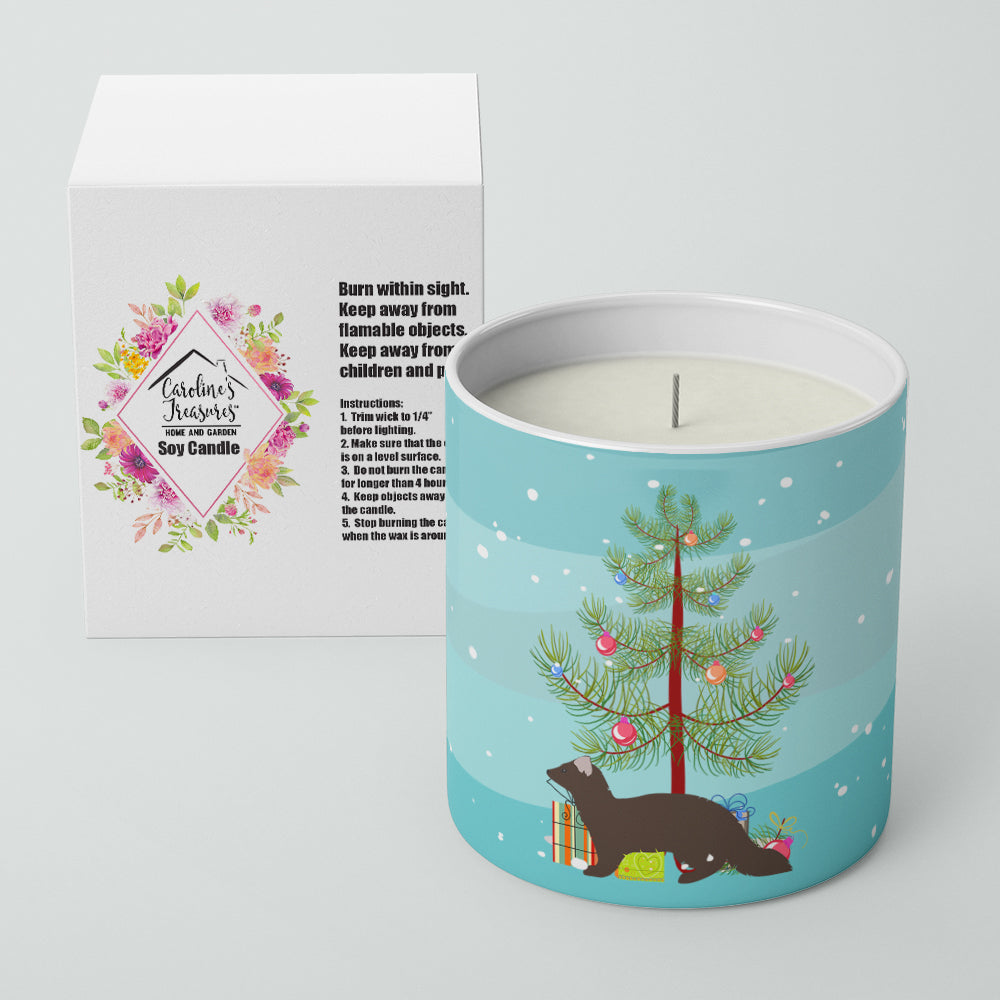 Sable Marten Christmas 10 oz Decorative Soy Candle Image 2