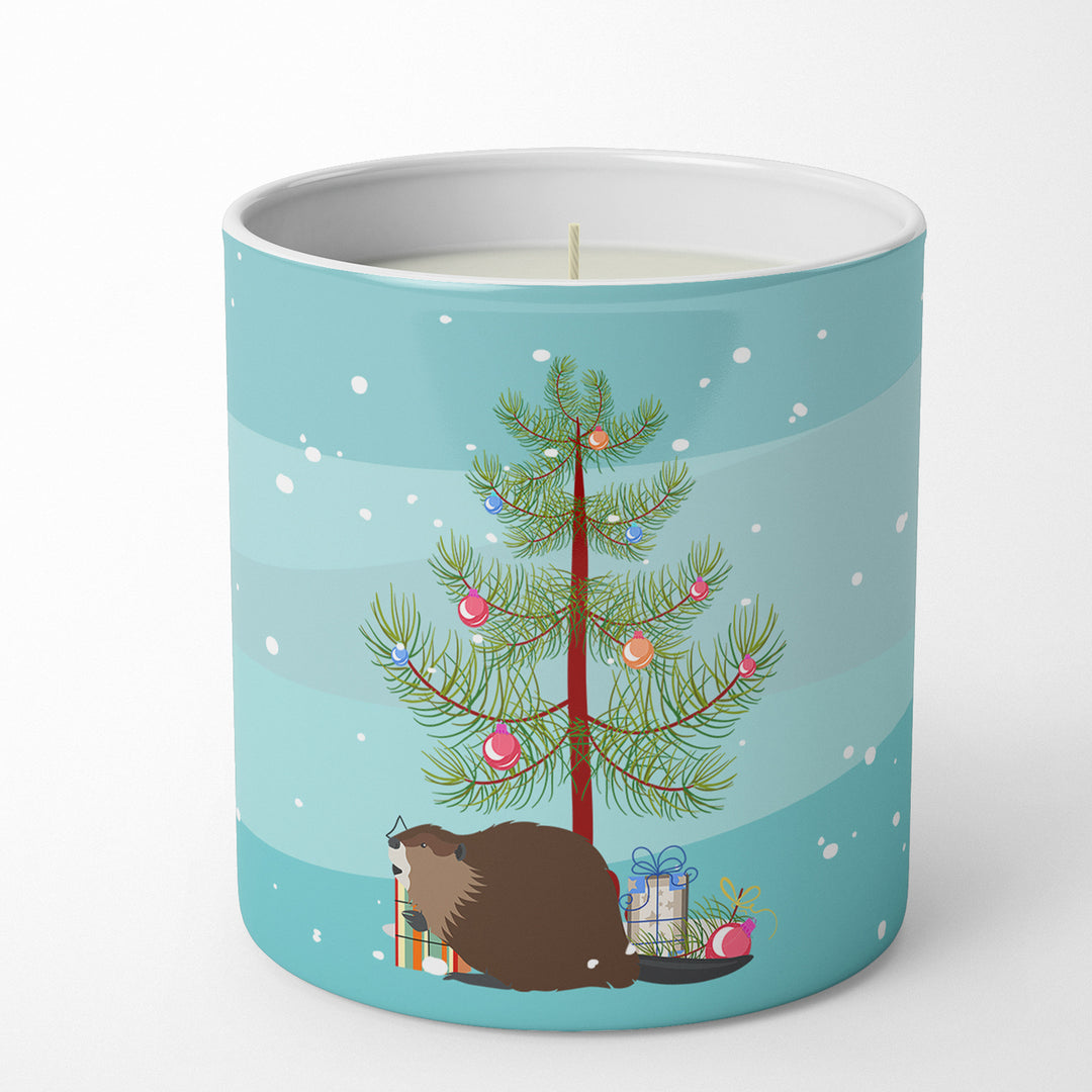 Eurasian Beaver Christmas 10 oz Decorative Soy Candle Image 4