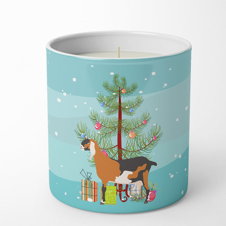 Anglo-nubian Nubian Goat Christmas 10 oz Decorative Soy Candle Image 1