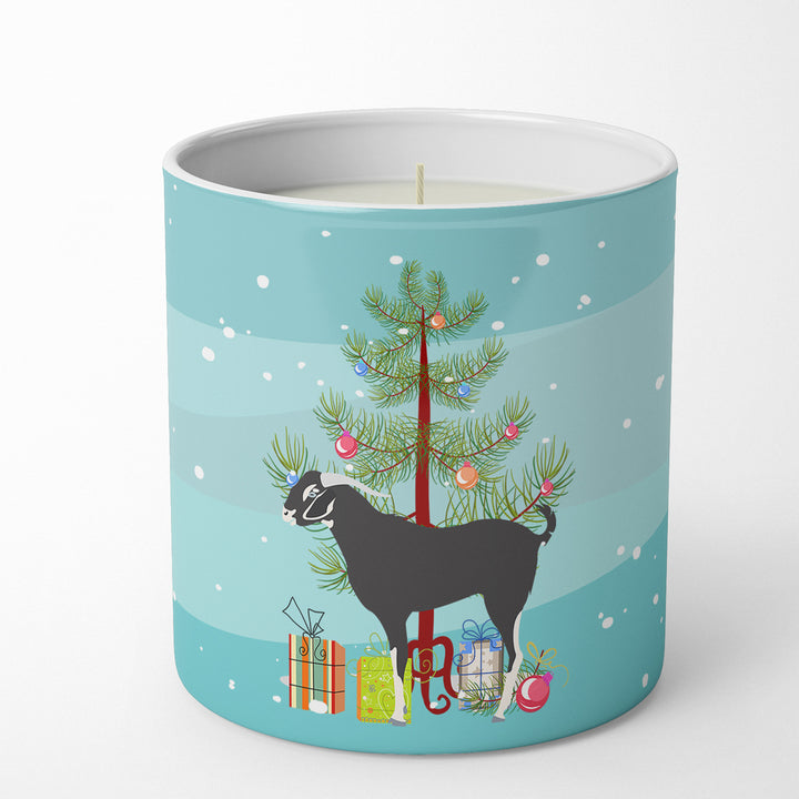 Black Bengal Goat Christmas 10 oz Decorative Soy Candle Image 1