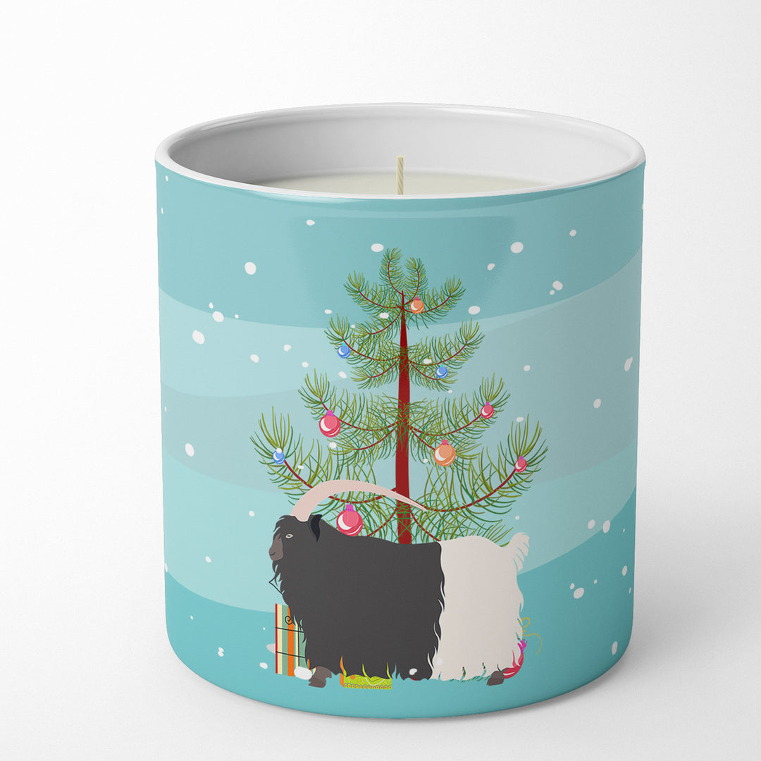 Welsh Black-Necked Goat Christmas 10 oz Decorative Soy Candle Image 1