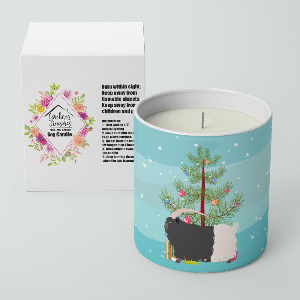 Welsh Black-Necked Goat Christmas 10 oz Decorative Soy Candle Image 2