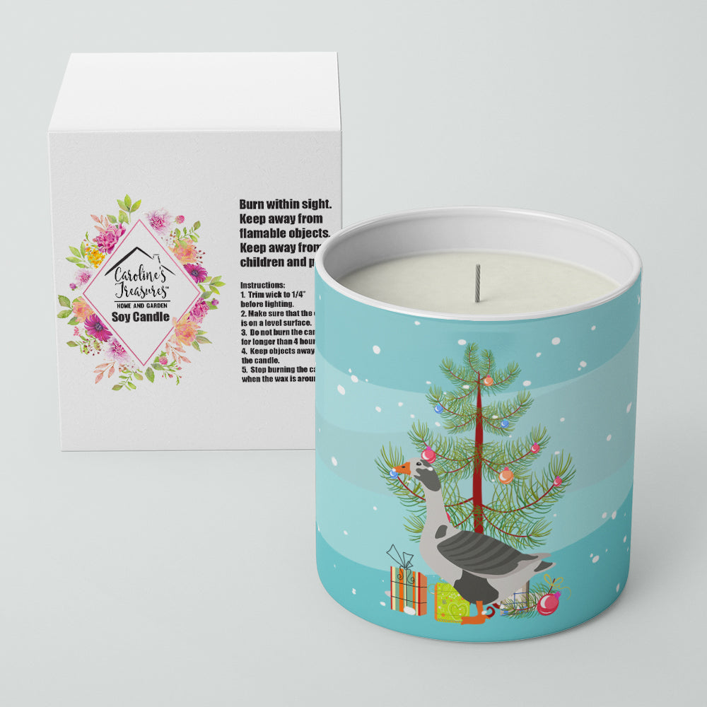 West of England Goose Christmas 10 oz Decorative Soy Candle Image 2