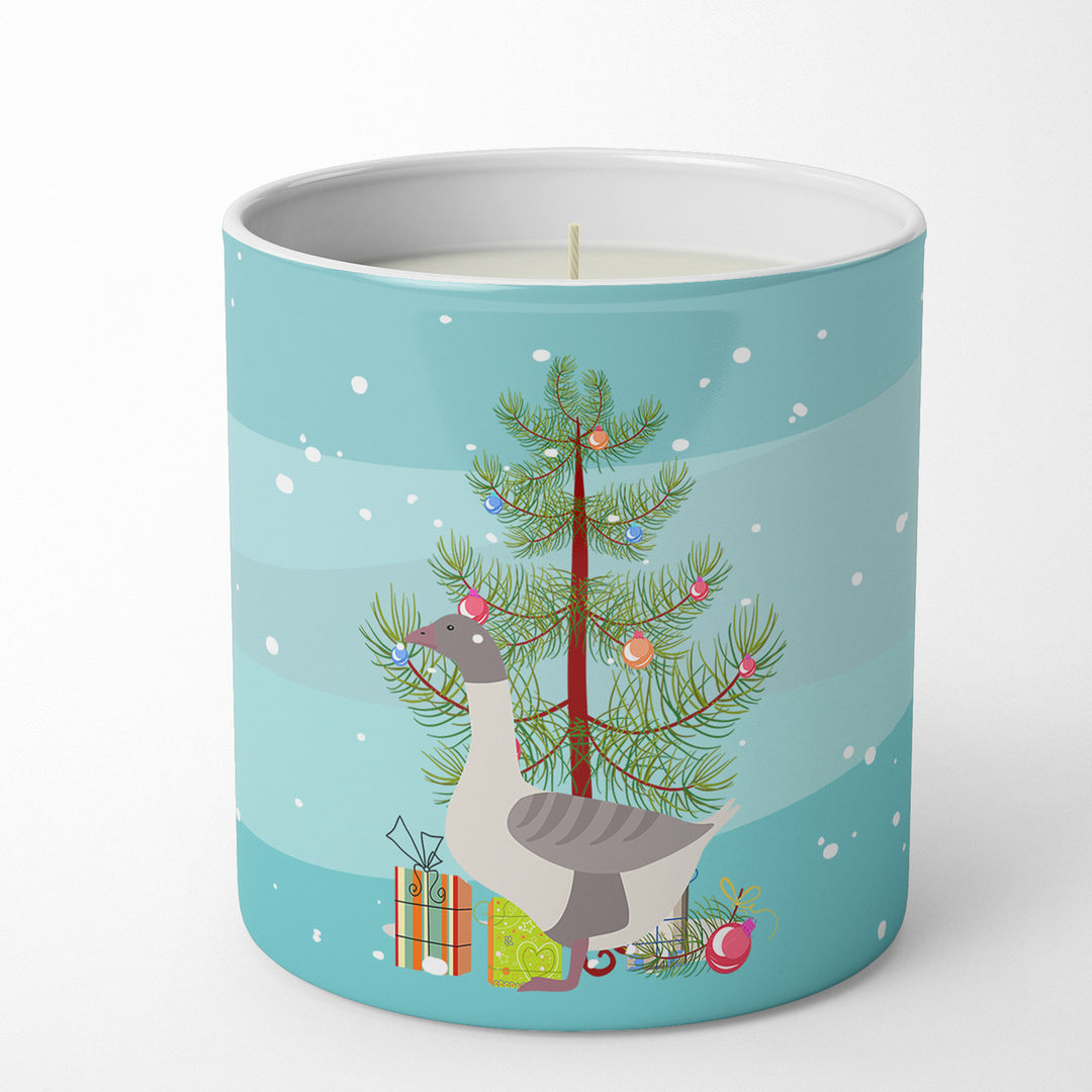 Buff Grey Back Goose Christmas 10 oz Decorative Soy Candle Image 1