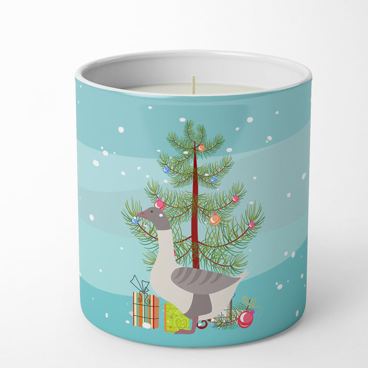 Buff Grey Back Goose Christmas 10 oz Decorative Soy Candle Image 4