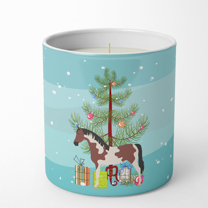 Pinto Horse Christmas 10 oz Decorative Soy Candle Image 1