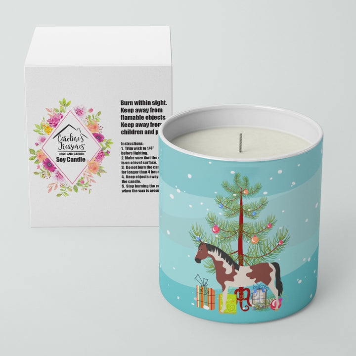 Pinto Horse Christmas 10 oz Decorative Soy Candle Image 2