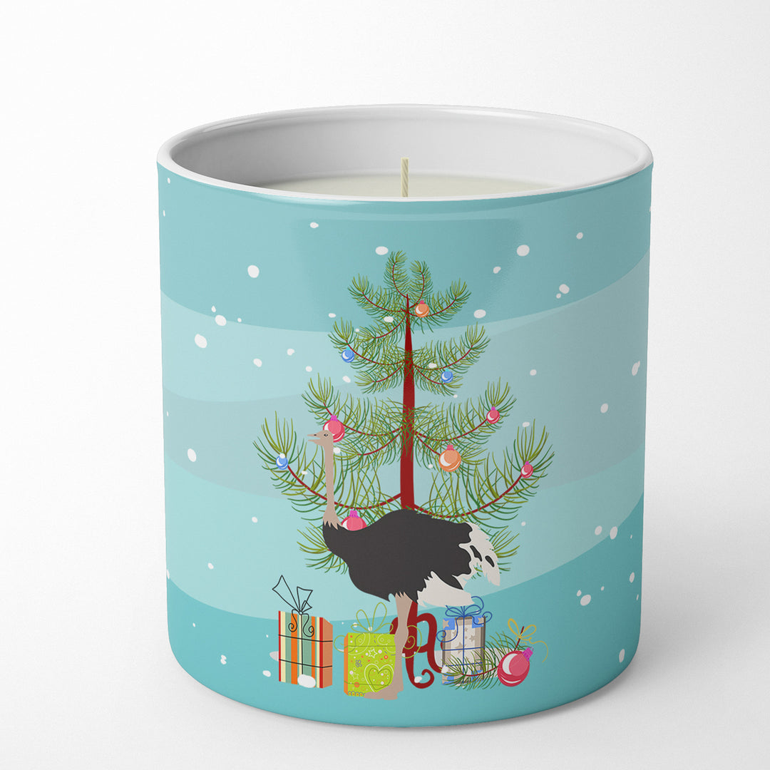 Common Ostrich Christmas 10 oz Decorative Soy Candle Image 1