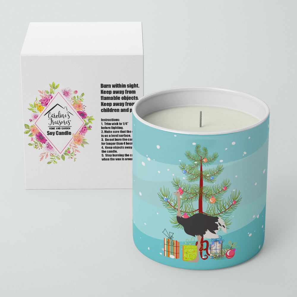 Common Ostrich Christmas 10 oz Decorative Soy Candle Image 2