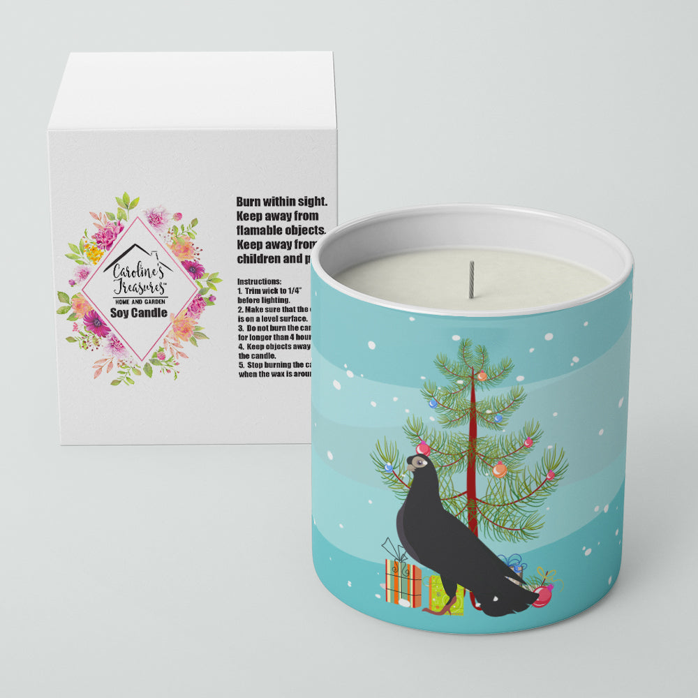 Budapest Highflyer Pigeon Christmas 10 oz Decorative Soy Candle Image 2