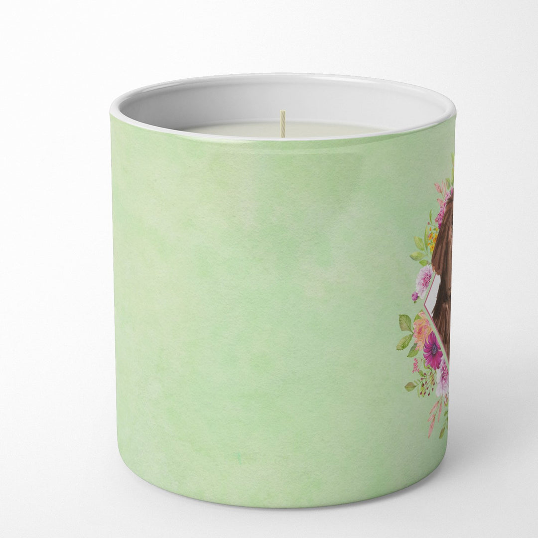 Newfoundland Green Flowers 10 oz Decorative Soy Candle Image 3